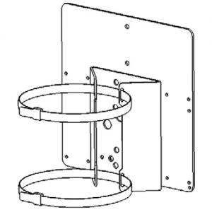 PBC-1-PSU-1 - Pole Mount Bracket for 1 x Illuminator + 1 x PSU for RM / RL 25, 50, 100 and 200 series only