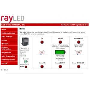 VAR2-IP-w16-1 - Long Range White Light Network Illuminator